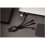 SCX.design C13 20W 5-in-1 charging cable Black