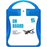 MyKit Flugzeug Reiseset Transparent blau