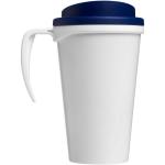 Brite-Americano® grande 350 ml insulated mug White/blue