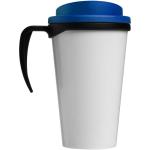 Brite-Americano® grande 350 ml insulated mug, black Black, Mid Blue