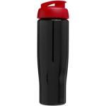 H2O Active® Tempo 700 ml Sportflasche mit Klappdeckel Schwarz/rot