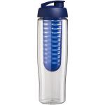 H2O Active® Tempo 700 ml flip lid sport bottle & infuser Transparent blue