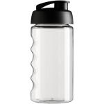 H2O Active® Bop 500 ml Sportflasche mit Klappdeckel Transparent schwarz