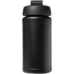 Baseline® Plus 500 ml Sportflasche mit Klappdeckel Schwarz