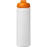 Baseline® Plus 750 ml flip lid sport bottle White/orange