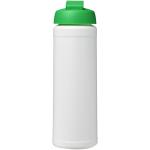 Baseline® Plus 750 ml flip lid sport bottle White/green