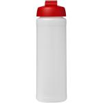 Baseline® Plus 750 ml flip lid sport bottle Transparent red