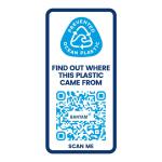 H2O Active® Eco Big Base 1 litre flip lid sport bottle Blue/white