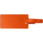 River recycled window luggage tag Orange