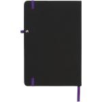 Noir A5 Notizbuch, schwarz Schwarz, lila