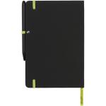 Noir Edge medium notebook, black Black, lime