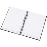 Desk-Mate® A5 Hardcover Tagebuch, undatiert Weiß/schwarz