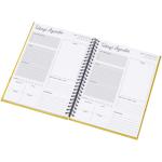 Desk-Mate® A5 Hardcover Journal Weiß/schwarz
