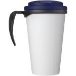 Brite-Americano® Grande 350 ml mug with spill-proof lid Black