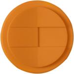 Americano® Eco 350 ml recycelter Becher mit auslaufsicherem Deckel Orange