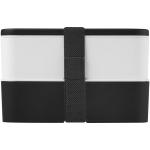 MIYO double layer lunch box White/black