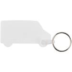 Tait van-shaped recycled keychain White