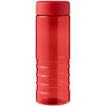 H2O Active® Eco Treble 750 ml Sportflasche mit Drehdeckel Rot