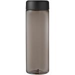 H2O Active® Eco Vibe 850 ml Wasserflasche mit Drehdeckel, schwarz Schwarz,kohle