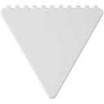 Frosty triangular recycled plastic ice scraper Weiß