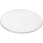 Renzo round plastic coaster Transparent