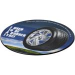 Brite-Mat® round coaster with tyre material Black