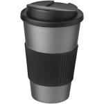 Americano® 350 ml tumbler with grip & spill-proof lid 