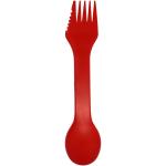 Epsy 3-in-1 spoon, fork, and knife Red