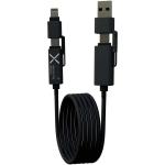 SCX.design C59 100 W magnetisches Silikon Ladekabel Schwarz