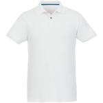 Beryl short sleeve men's GOTS organic recycled polo, white White | XS