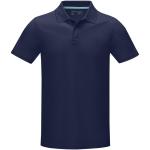 Graphite Poloshirt aus GOTS-zertifizierter Bio-Baumwolle für Herren, Navy Navy | XS
