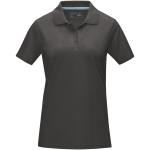 Graphite short sleeve women’s organic polo, graphite Graphite | XS