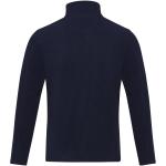 Amber men's GRS recycled full zip fleece jacket, navy Navy | XS