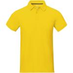 Calgary short sleeve men's polo, yellow Yellow | XS