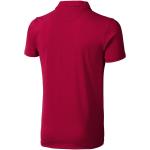 Markham short sleeve men's stretch polo, red Red | S