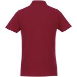 Helios short sleeve men's polo, burgundy Burgundy | XL