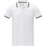 Amarago Polo mit abgesetztem Rand für Herren, weiß Weiß | L
