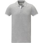 Morgan short sleeve men's duotone polo, heather smoke Heather smoke | XS