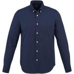 Vaillant 142 g/m2 long sleeve men's oxford shirt, blue,navy Blue,navy | XS