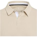 Clyde unisex organic rugby polo sweatshirt, oatmeal Oatmeal | XXS