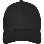 Davis 6 panel cap Black