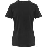 Nanaimo 160 g/m2 short sleeve washed women's t-shirt, black Black | XS