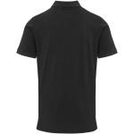 Calgary 200 g/m2 washed men's polo, black Black | XS