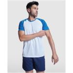 Indianapolis 140 g/m² short sleeve unisex sports t-shirt, fern green/white Fern green/white | L