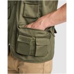 Venera 200 g/m2 v-neck multi-pocket workwear vest, lead Lead | L