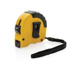 XD Collection 5m/19mm Maßband aus RCS recyceltem Kunststoff Gelb/schwarz