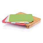 XD Collection Cutting board with 4pcs hygienic boards Brown