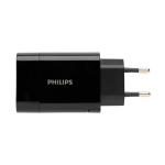 Philips ultra fast PD wall charger Black