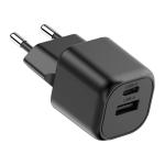 Urban Vitamin Monterey RCS recycled plastic 20W GAN charger Black