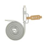 XD Xclusive Arc RCS recycled Ultra-thin 60W 2 in 1 magnetic cable Convoy grey
